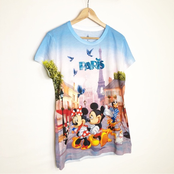 Disney parks, Paris, Minnie, and Mickey graphic T-shirt - Picture 8 of 9
